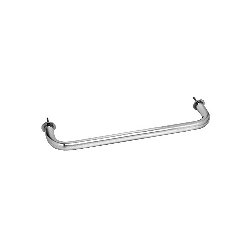 Polished Chrome 12" Wall Mounted Towel Bar