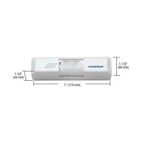 White Exit Motion Sensor 12 or 24 VDC