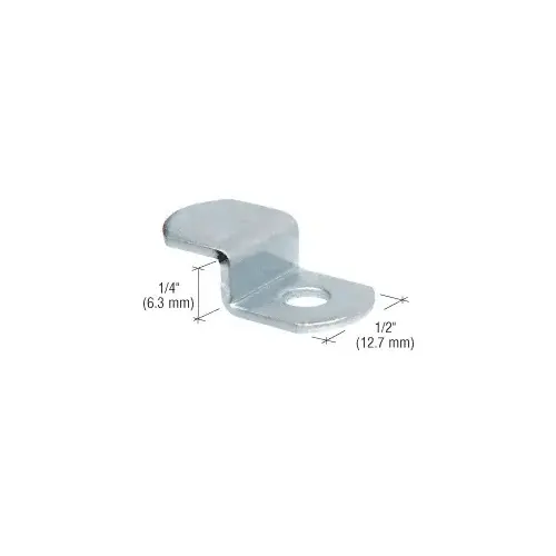 CRL Z44 Zinc Plated Offset Mirror Clip for 1/4" Glass