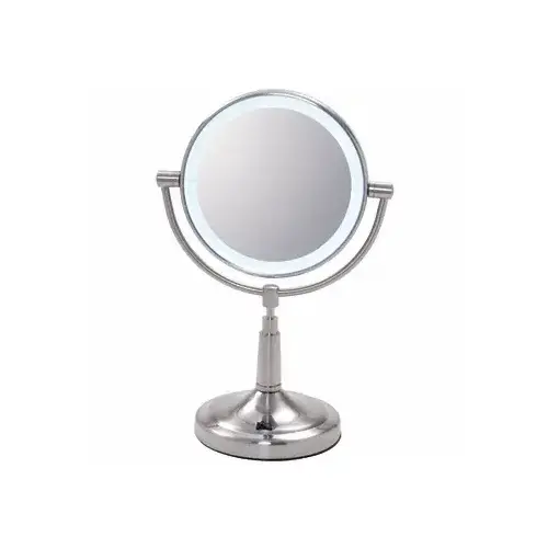 CRL ZLEDV45 Vanity Mirror with LED Surround Light Brushed Nickel