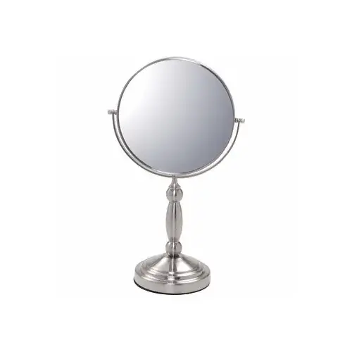 CRL ZVAN410 8" Two-Sided Swivel Magnifying Mirror Brushed Nickel