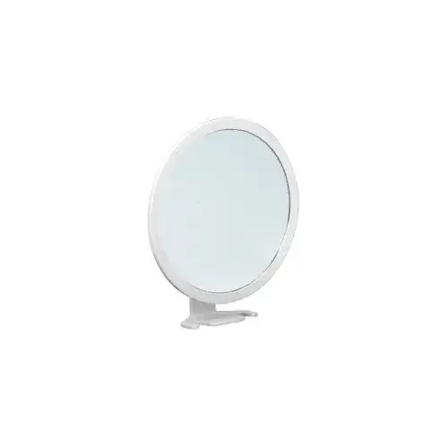 CRL ZZ500W 6" Designer Fogless 1X to 5X Magnification Mirror with White Frame