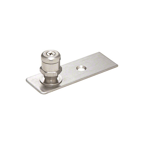 Brushed Stainless Floor Mounted Adjustable Free-Swing Pivot