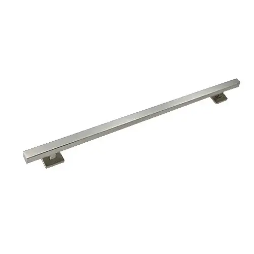 Brushed Stainless Straight 24" Square Grab Bar