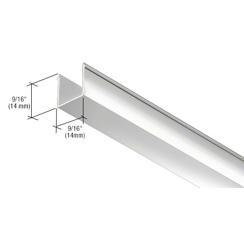 CRL EHF360PNEXT 36" Polished Nickel Snap-in-Filler Insert for EZ-Adjust Header Kit