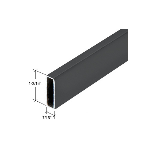 Matte Black Serenity Series Sliding Door 78-3/4" Header Support Bar Only