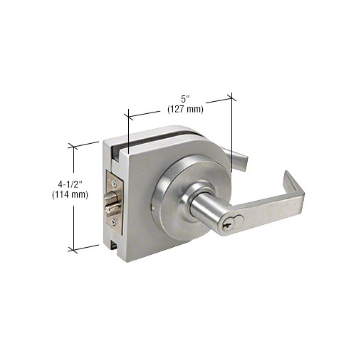 Schlage LH80BS Brushed Stainless 6-Pin Classroom Lever Lock Housing - Grade 1