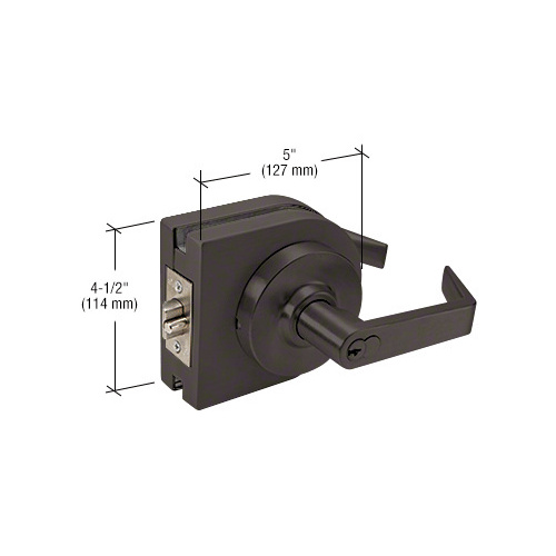 Black Bronze SFIC 7-Pin Classroom Lever Lock Housing - Grade 1