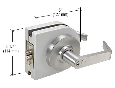 CRL LH82SA Satin Anodized SFIC 7-Pin Classroom Lever Lock Housing - Grade 1