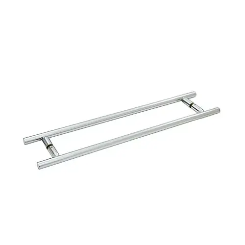 Chrome 18" Back-to-Back Ladder Style Towel Bar