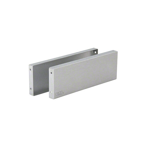 Satin Anodized Cladding for Oil Dynamic Patch Fitting Door Hinge