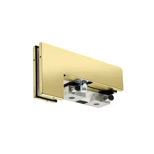 Polished Brass LH Sidelite Mount Transom Patch Fitting With PK/ESK Stop/Strike