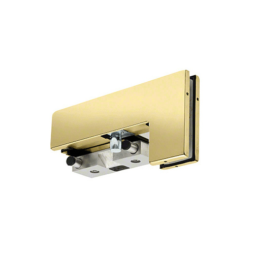 Polished Brass RH Sidelite Mount Transom Patch Fitting With PK/ESK Stop/Strike