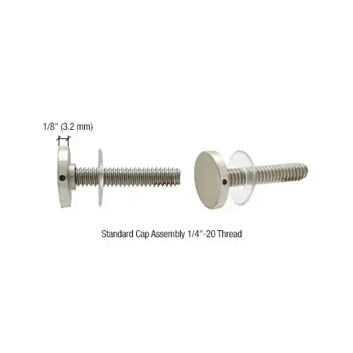 CRL BMNWSKBN Brushed Nickel BMNW Stud Replacement Set