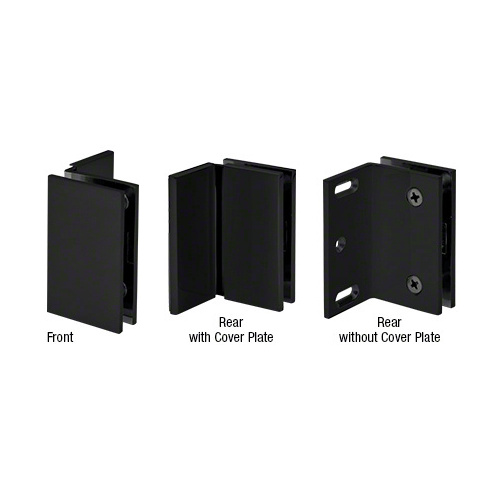 CRL ME90SMBL Matte Black Melbourne Series Wall Mount Bracket