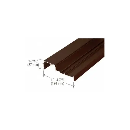 487 Bronze Anodized OfficeFront Glazing Base - 24'-2" Stock Length