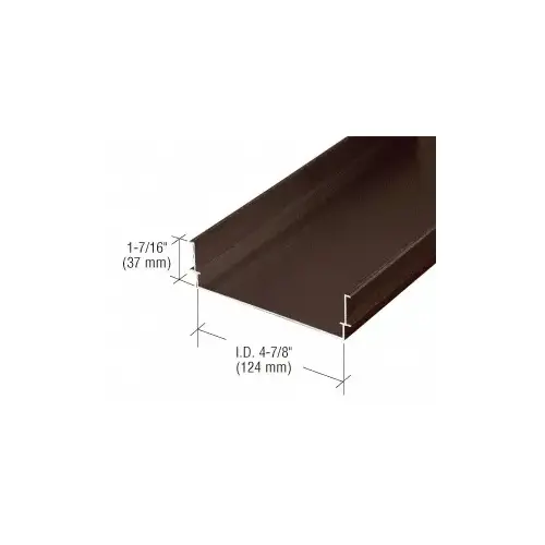 487 Bronze Anodized OfficeFront Cased Jamb/Head - 24'-2" Stock Length