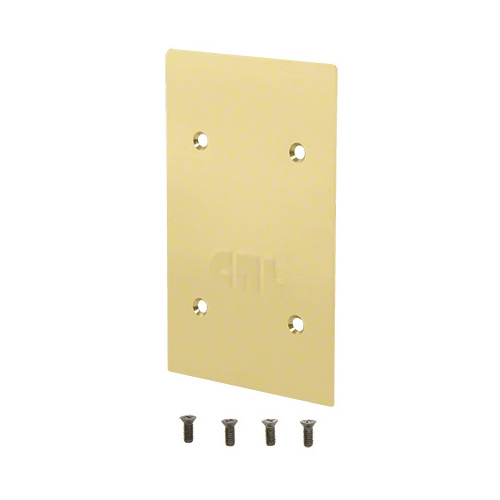 Satin Brass End Cap for 9BL68 Series Standard Square Base Shoe