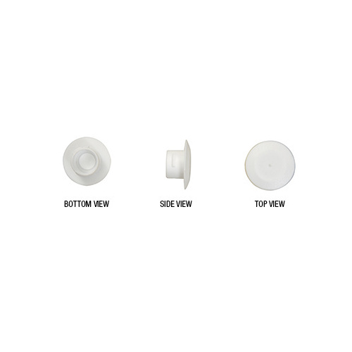 White QuickCaps - 100 Each Screw Hole Covers - pack of 100