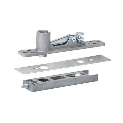 Center-Hung Top Pivot Set with Brushed Stainless Cover