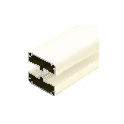 CRL P1H2410W Oyster White Aluminum 241" 1100 Post Only