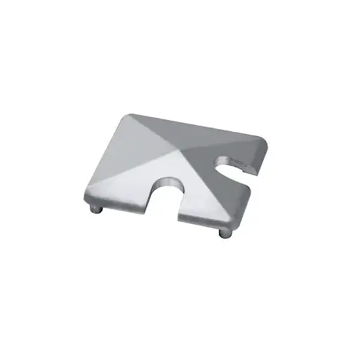 CRL PC1H9S Silver Metallic 1100 Series Post Top Cap for 90 Degree Posts