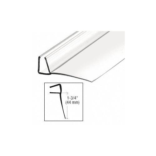 Clear Poly U-Channel with 1-3/4" (44 mm) Fin for 1/2" Glass 95" Length
