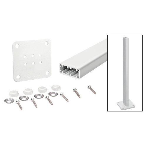 Hansen HPT42KW Sky White Trim-Line 42" Surface Mount Post Kit