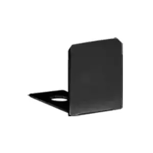 CRL SDCEC38MBL Matte Black End Cap for 3/8" Deep U-Channel