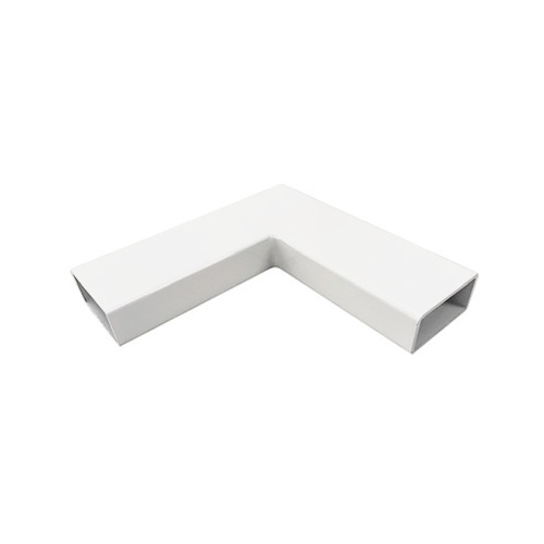 CRL ARH90W Sky White 1100 Series 1"x 2" Aluminum 90 degree Corner Tubing