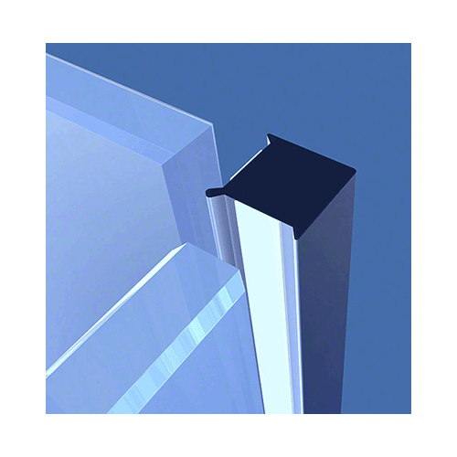 Clear Glass Partition 90 Degree Solid Infill Corner Joint for 10mm Toughened Glass - pack of 5