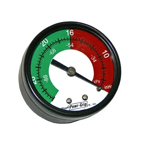 Wood's Powr-Grip Lifting Frame Vacuum Gauge- 2" Dial