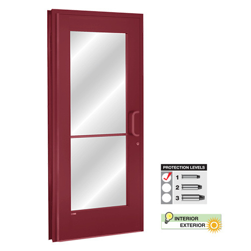 CRL ABRDK1 Level 1 Aluminum Bullet Resistant Door Kynar Painted Finish