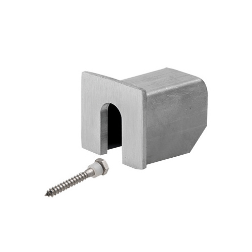 316 Brushed Stainless Stabilizing End Cap for LC10 Series Cap Rail