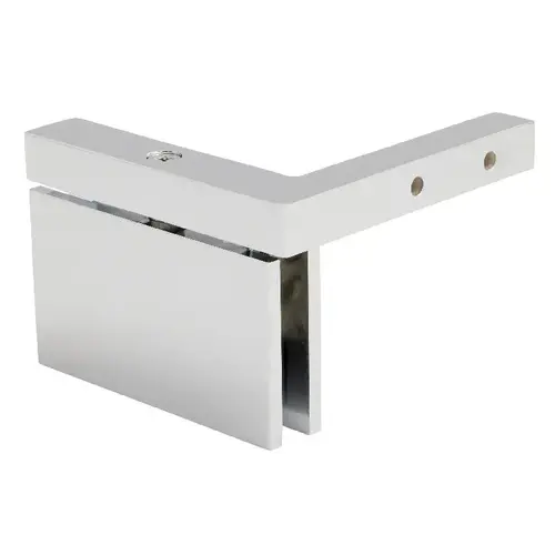 Chrome Senior Cardiff Wall Mount Offset Back Plate Hinge