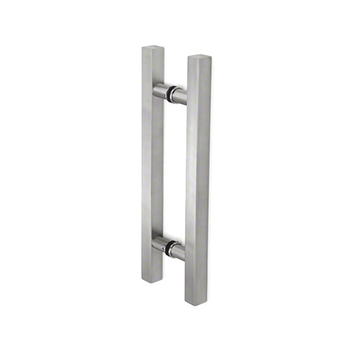 Square Ladder Pull 6" Back-to-Back Limited stock available. This item will be discontinued. Satin Chrome