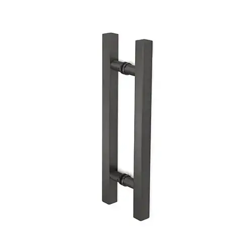 Square Ladder Pull 6" Back-to-Back Oil Rubbed Bronze