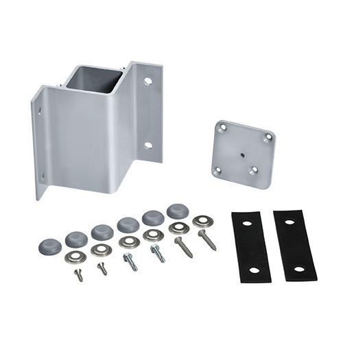 CRL FBH21CA Clear Anodized Inside 90 Degree Fascia Mount Bracket