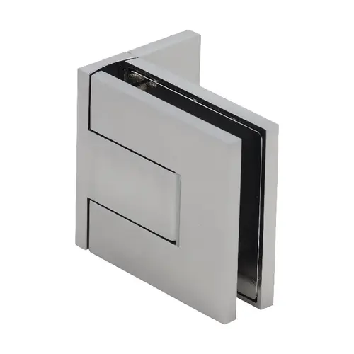 Brushed Nickel Palermo Adjustable Wall Mount Offset Back Plate Hinge