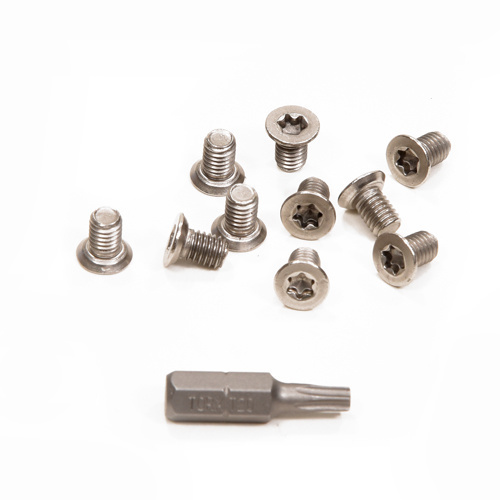 Brushed Nickel Essence Bottom Track Replacement Screws GLASS NOT INCLUDED