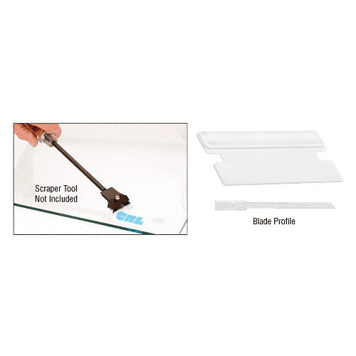 CRL 14575 Single Edge Plastic Razor Blades