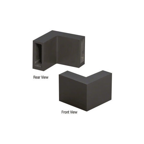 Matte Black 90 Degree Door Connector Bracket for Serenity Sliders