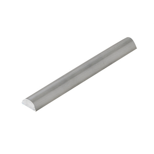 Brushed Nickel Half-Round Shower Threshold 2m -  23" Stock Length - pack of 5