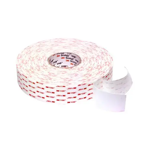 White 1-1/2" Very High Bond Manufacturing Tape