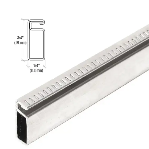 Mill 3/4" x 1/4" Roll Formed Screen Frame  95" Stock Length