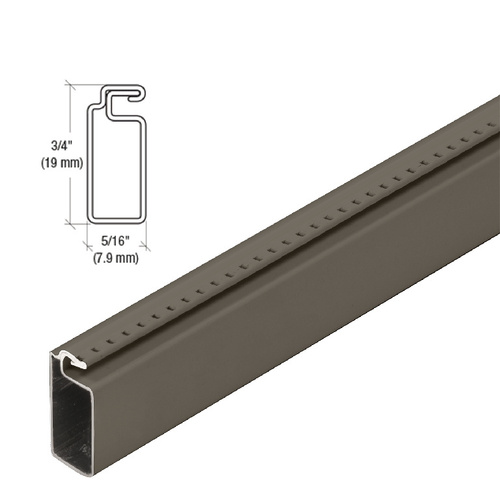 Bronze 3/4" x 5/16" Roll Formed Screen Frame  4 inch Sample