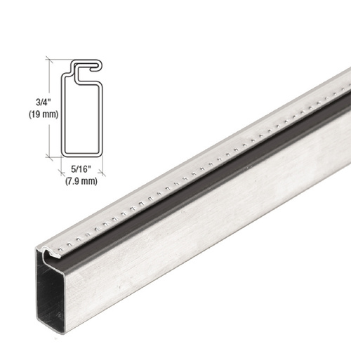 Mill 3/4" x 5/16" Roll Formed Screen Frame  72" Stock Length