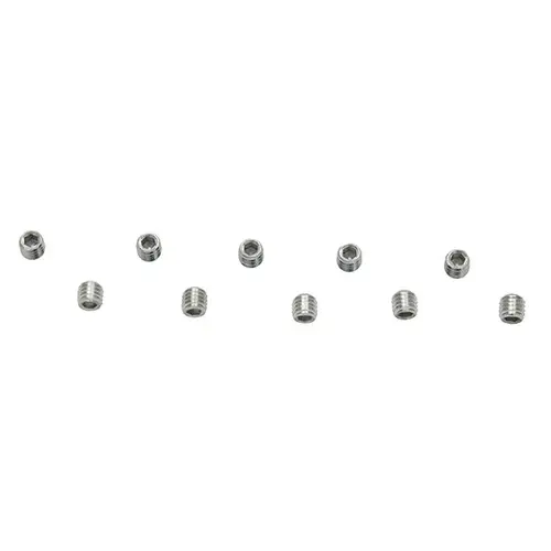 "SQ" Pull/Towel Bar Combo End Cap Set Screws - pack of 10