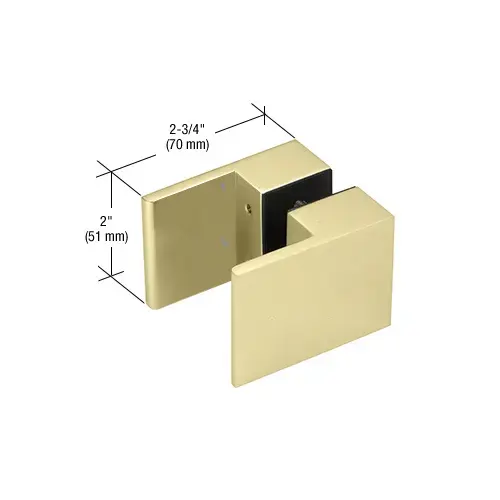 Satin Brass Back-to-Back Paddle Knob