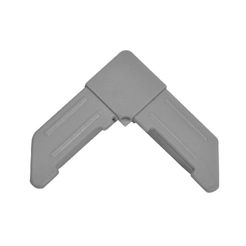 3/4" x 7/16" (19 x 11 mm) Gray Corner for WSF34716 Series Screen Frame - pack of 100